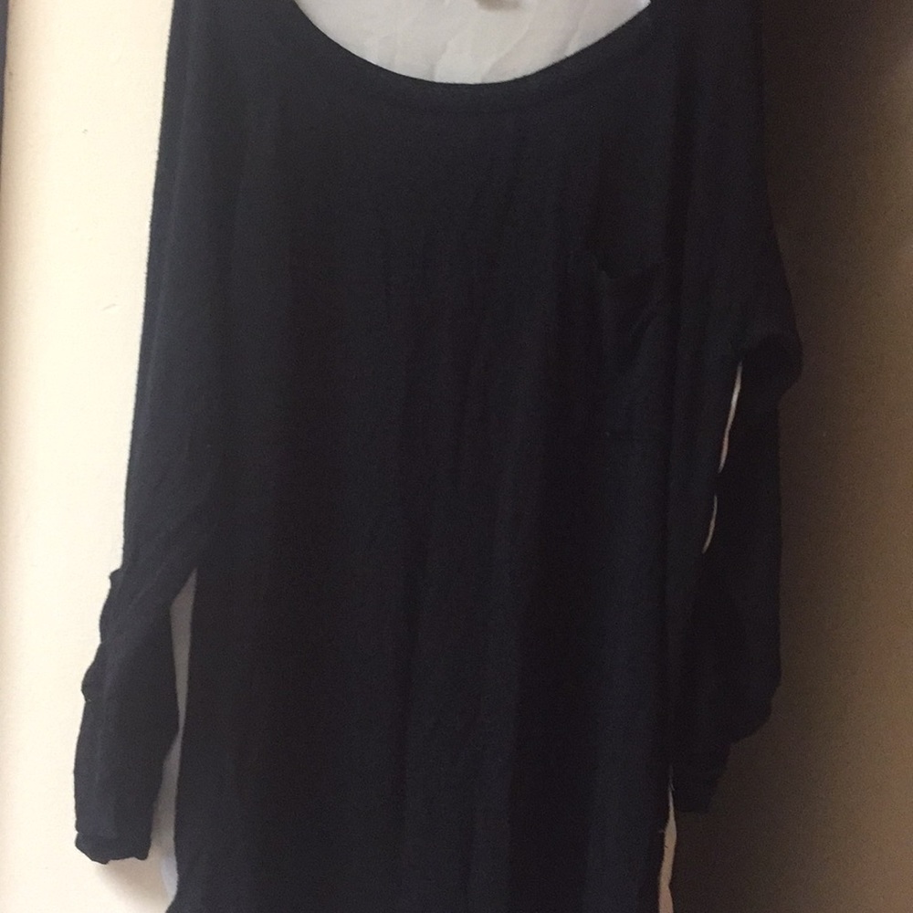 Hearts black n white top